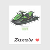 Afbeelding Jet ski cartoon Sticker (Vel)