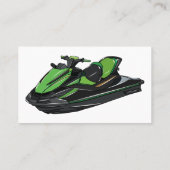 Afbeelding Jet ski cartoon Visitekaartje (Achterkant)