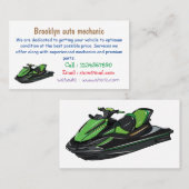 Afbeelding Jet ski cartoon Visitekaartje (Voorkant / Achterkant)