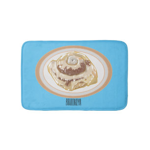 Afbeelding kaneelrol cartoon badmat