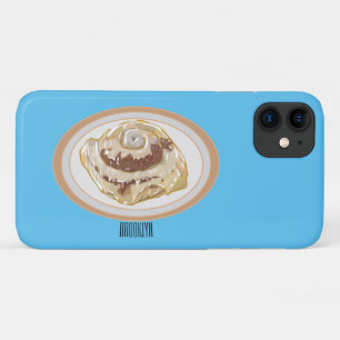 Afbeelding kaneelrol cartoon iPhone 11 hoesje