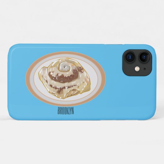 Afbeelding kaneelrol cartoon Case-Mate iPhone case (Achterkant (horizontaal))