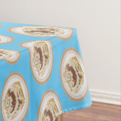 Afbeelding kaneelrol cartoon tafelkleed (Voorbeeld)