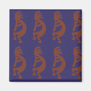 Afbeelding Kokopelli voor flute afspelen - Rust Re Magneet