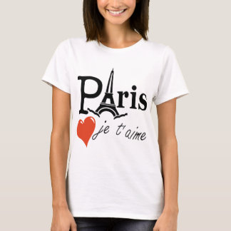afbeelding love paris t-shirt