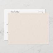 Afbeelding met de hand getekende herinnering RSVP Uitnodiging Briefkaart (Voorkant / Achterkant)