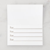 afbeelding met een grappige hond afsprakenkaart (Binnenkant ongevouwen)