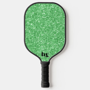 Afbeelding met groene glittertextuur pickleball paddle