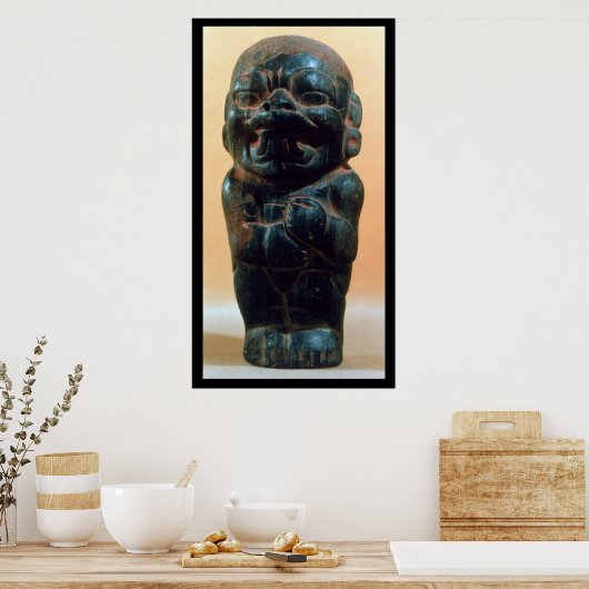 Afbeelding met het hoofd van een Jaguar Poster (Keuken)