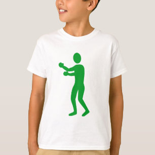 Afbeelding met piek - Groen gras T-shirt