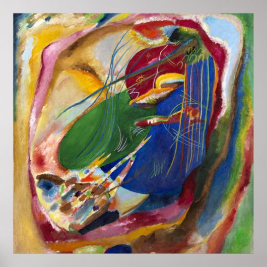 Afbeelding met Three Spots, nr. 196 van Kandinsky Poster (Voorkant)