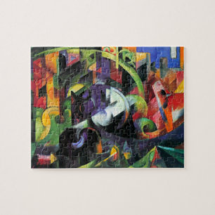 Afbeelding met vee van Franz Marc, kunst Legpuzzel