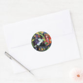 Afbeelding met vee van Franz Marc, kunst Ronde Sticker (Envelop)