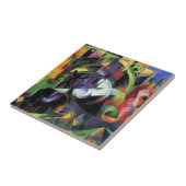 Afbeelding met vee van Franz Marc, kunst Tegeltje (Zijkant)