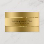 Afbeelding Metallic Gold Background Visitekaartje (Voorkant)