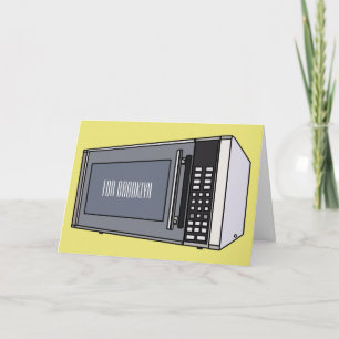 Afbeelding microgolf cartoon kaart