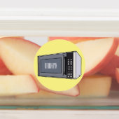 Afbeelding microgolf cartoon labels (Aangebracht)