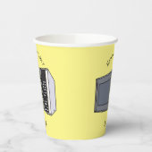 Afbeelding microgolf cartoon papieren bekers (Links)