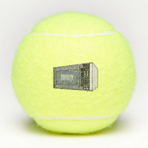 Afbeelding microgolf cartoon tennisballen