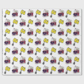 Afbeelding mixer cartoon cadeaupapier (Vlak)