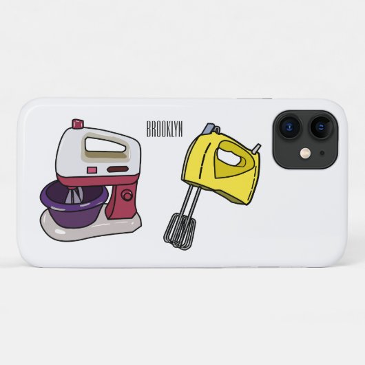 Afbeelding mixer cartoon Case-Mate iPhone case (Achterkant (horizontaal))