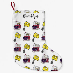 Afbeelding mixer cartoon kleine kerstsok