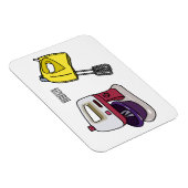 Afbeelding mixer cartoon magneet (Rechterzijde)