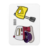 Afbeelding mixer cartoon magneet (Verticaal)