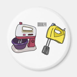 Afbeelding mixer cartoon magneet