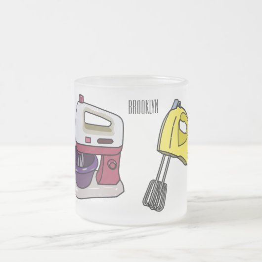 Afbeelding mixer cartoon matglas koffiemok (Center)