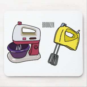 Afbeelding mixer cartoon muismat