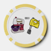 Afbeelding mixer cartoon poker chips (Achterkant)