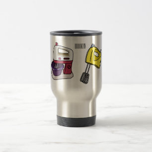 Afbeelding mixer cartoon reisbeker