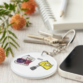 Afbeelding mixer cartoon sleutelhanger (Voorkant Rechts)