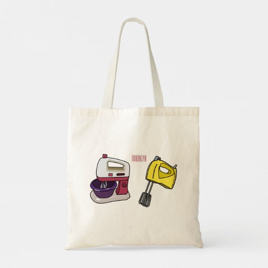 Afbeelding mixer cartoon tote bag (Achterkant)