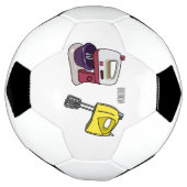 Afbeelding mixer cartoon voetbal (Gedraaid)