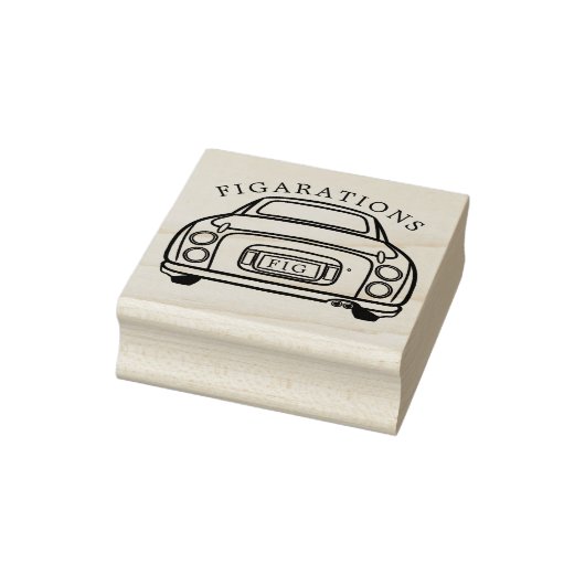 Afbeelding Monoline Figaro Auto Naam Rubber Stempe Rubberstempel (Stempel)