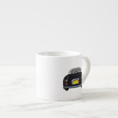 Afbeelding Naam Black Figaro Car Espresso Cup Espresso Kop (Voorkant rechts)