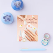 Afbeelding Nail Salon Winkelhandjes personaliseren Flyer (Enkel)
