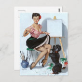 Afbeelding omhoog briefkaart (Voorkant / Achterkant)