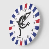 Afbeelding ontwerpwandklok grote klok (Hoek)