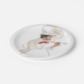 Afbeelding op de cheque papieren bordje (Gekanteld)