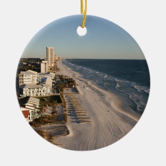 Afbeelding Panama City strand Florida Keramisch Ornament (Voorkant)