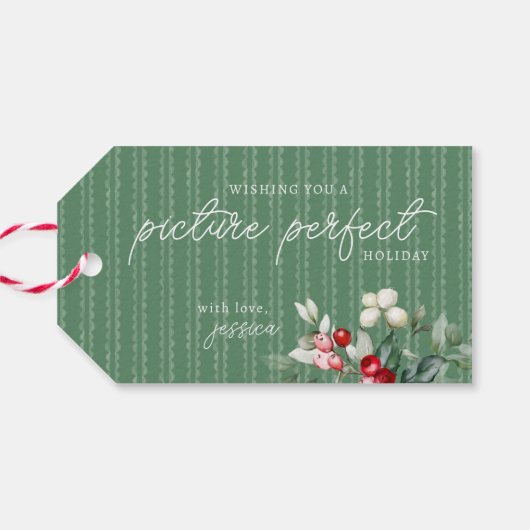 Afbeelding Perfect |  fotocamera Cadeaulabel (Achterkant Horizontaal)