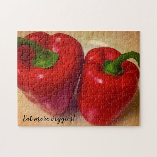 Afbeelding perfecte rode piepers legpuzzel (Horizontaal)