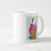 Afbeelding permanente Mode - Polka Dot Top Extra Grote Beker (Voorkant rechts)