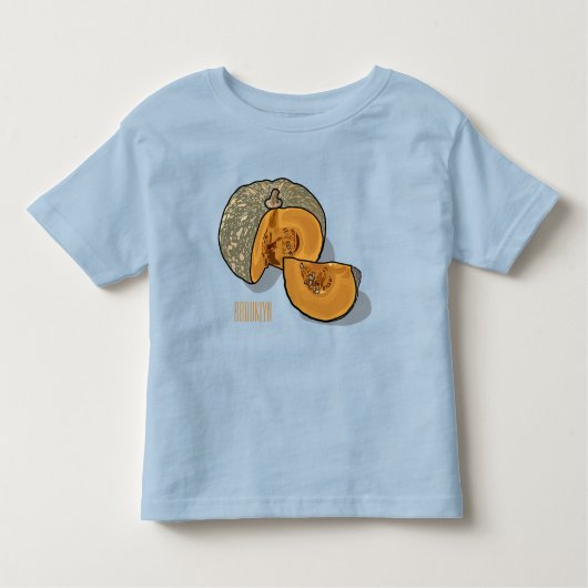 Afbeelding pompoencartoon kinder shirts (Voorkant)