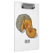 Afbeelding pompoencartoon klembord (Rechts)