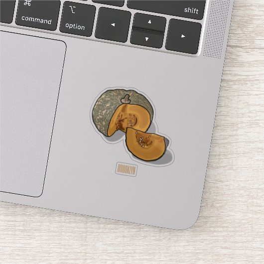 Afbeelding pompoencartoon sticker (Detail)