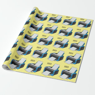 Afbeelding printercartoon cadeaupapier